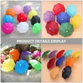thumbnail image 6 of HAMPPLIES 6Pcs Compact Umbrella for Mini House Garden with Assorted Color and Craft Umbrella Style, 6 of 8