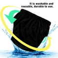 thumbnail image 4 of Pa?ales Grandes Para Adultos 4 colores Pa?al deTela Adulto Reutilizable Lavable Pa?al Grande Ajustable Viejo Hombre Cuidado Posoperatorio Para Discapacitados(Black) EOTVIA  No, 4 of 6