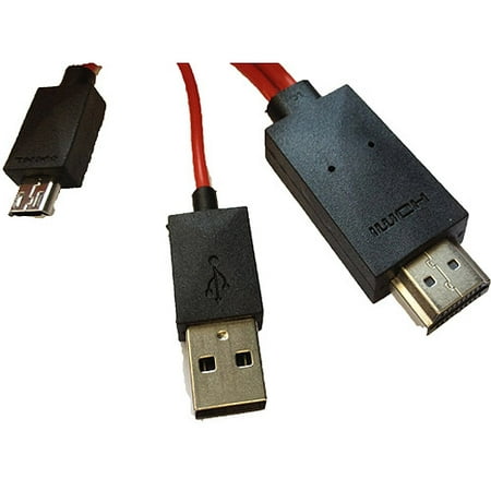 4XEM Samsung S3 Micro-USB 11-Pin to HDMI Adapter Cable ...
