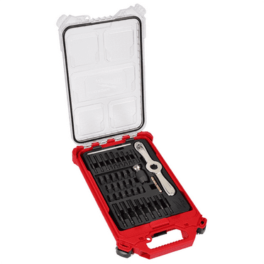 Milwaukee Tool 38PC Metric Tap & Die PACKOUT Set w/ Hex-LOK 2-in-1 Handle