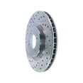 StopTech Select Sport 96-00 Honda Civic DX/HX Coupe Slotted and Drilled Right Front Rotor