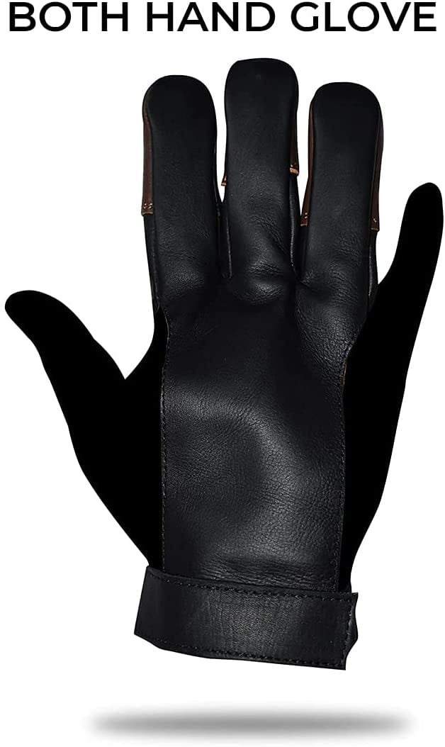 UNIVERSE ARCHERY Leather Archery Glove Handmade Shooting Hunting