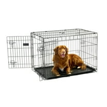 Carlson Pet Products Double Door Wire Crate with Divider, Intermediate, 36" L