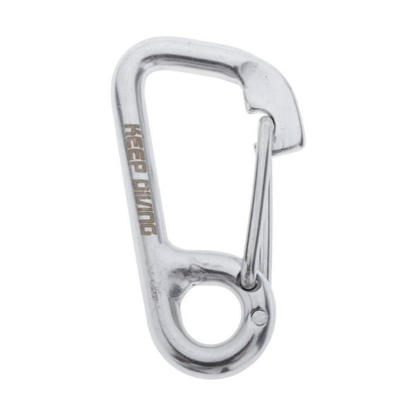 Stainless Hook Clip Carabiner Locking for Diving Finger Spool