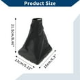 thumbnail image 4 of Unique Bargains No.5738393/93176450 Gear Shift Stick Gaiter for Opel Vectra C 006-2008 Gear Stick Knob Cover Boot Shift Cover Dustproof Leather 1 Pc Black, 4 of 6