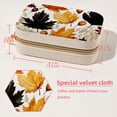 thumbnail image 5 of Thanksgiving Leaves Velvet Portable Bracelet Holder with Removable Compartment - Storage Box, Jewelry Box, and Jewelry Stand - Gift, 5 of 7