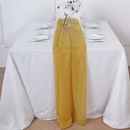 

72 Premium Chiffon Extra Long Wedding Table Top Runner Party Events Decorations