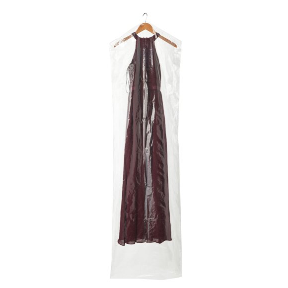 clear plastic garment bags