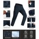 thumbnail image 4 of Pantalones tácticos Zoofly Ripstop Cargo Work con 9 bolsillos para hombre, color azul marino, 4 of 6