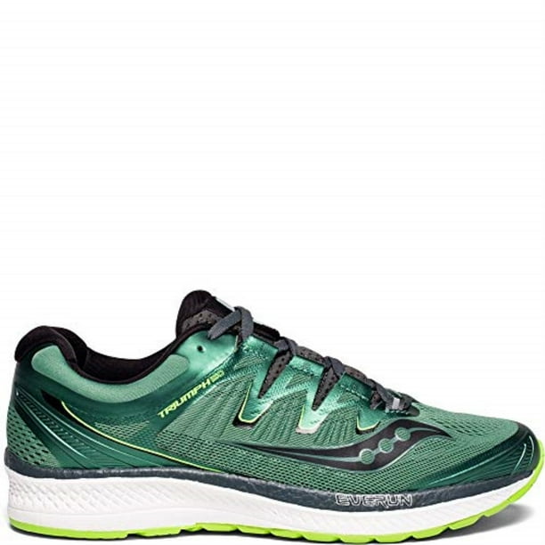 Saucony Saucony Men's Triumph ISO 4 Running Shoe, Green/Black, 8.5