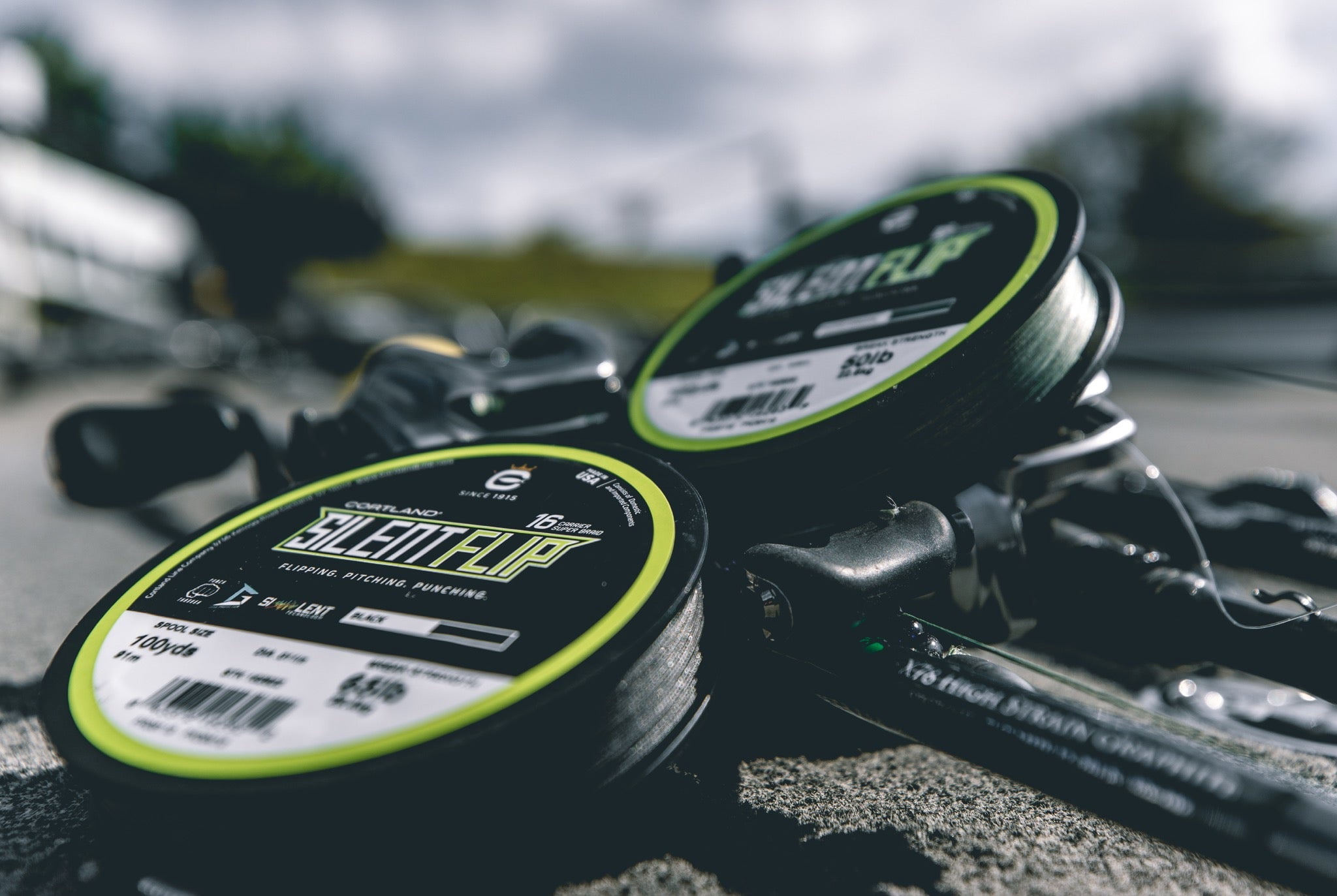 Silent Flip Braid Black 50 100 Yards