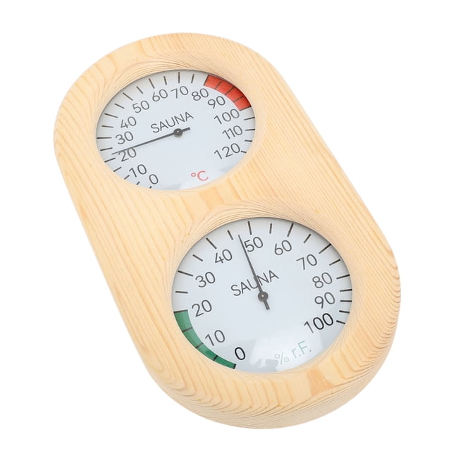 Sauna Room Hygrometer, Accurate Practical Durable Sauna Hygrometer Gauge for Bathroom