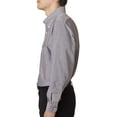 thumbnail image 2 of Van Heusen Mens Long Sleeve Oxford Shirt, S, Dark Grey, 2 of 2
