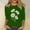 Green, variant on Floral Shirt Women 3/4 Sleeve Green Crew Neck Tees Casual Spring Summer Soft Tops for Women XXL