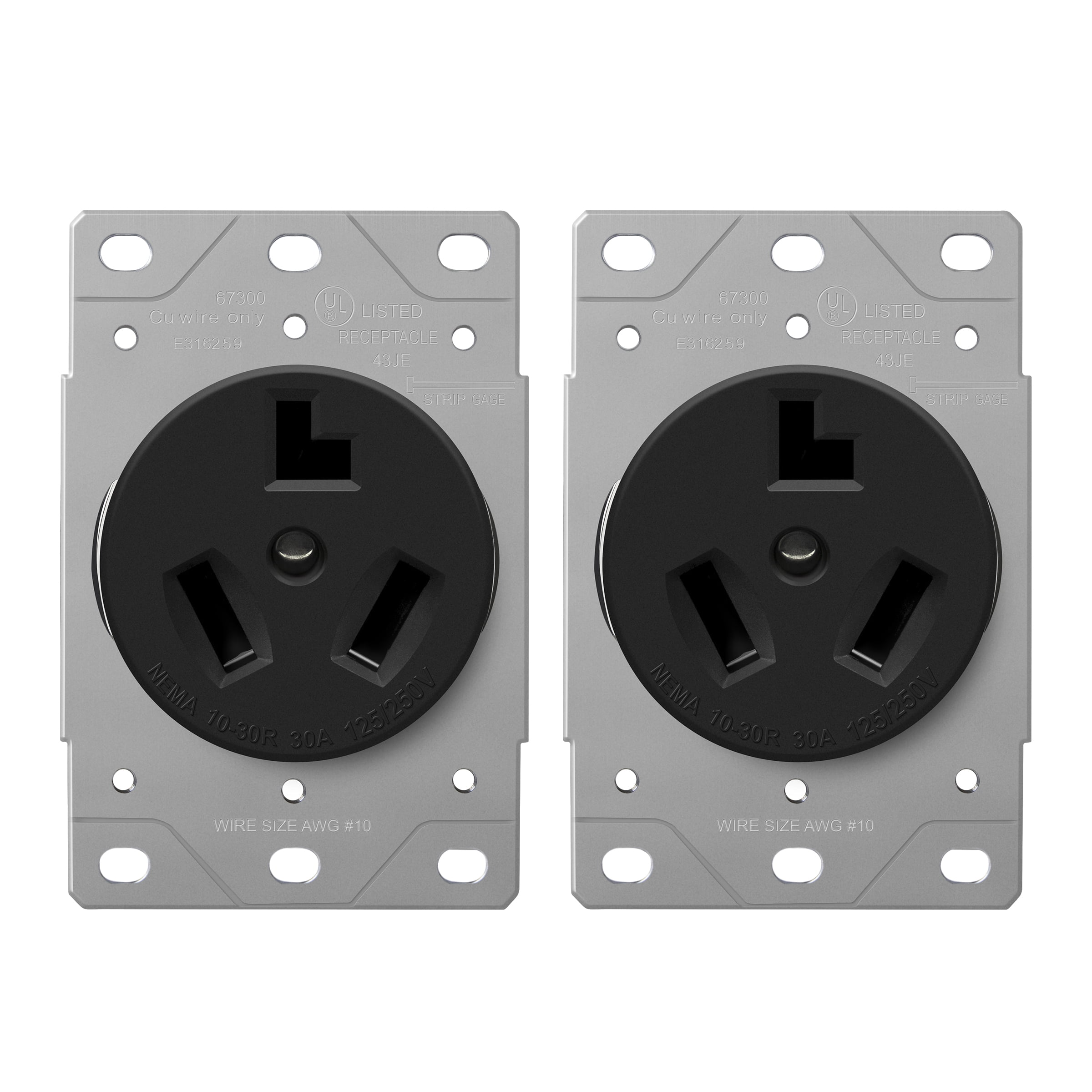 ENERLITES 30 Amp Dryer Receptacle Outlet NEMA 1030R Residential