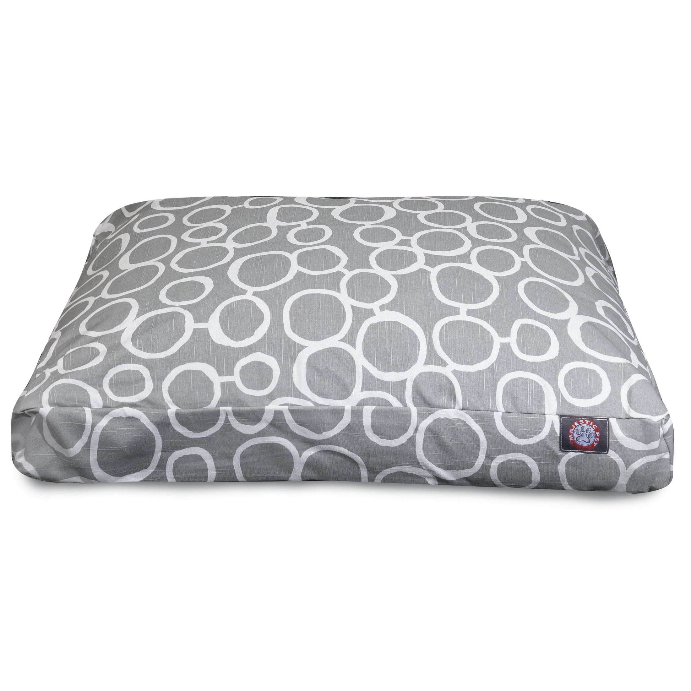 Majestic Pet | Fusion Rectangle Pet Bed For Dogs, Removable Cover, Gray, Extra Large