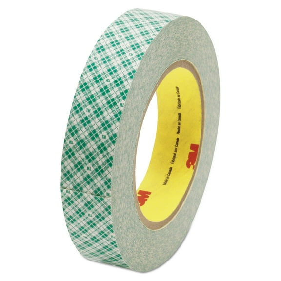 Double-Coated Tissue Tape, 3" Core, 1" X 36 Yds, White | Bundle of 5 Rolls