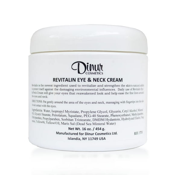 Dinur Cosmetics REVITALIN Crema para ojos y cuello 16 oz.
