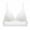 White-Lace, variant on Women's Sexy Spaghetti Strap Low Back Bralettes Deep v Wire-Free Bra Backless Bras Padded Seamless Sleeping Bra