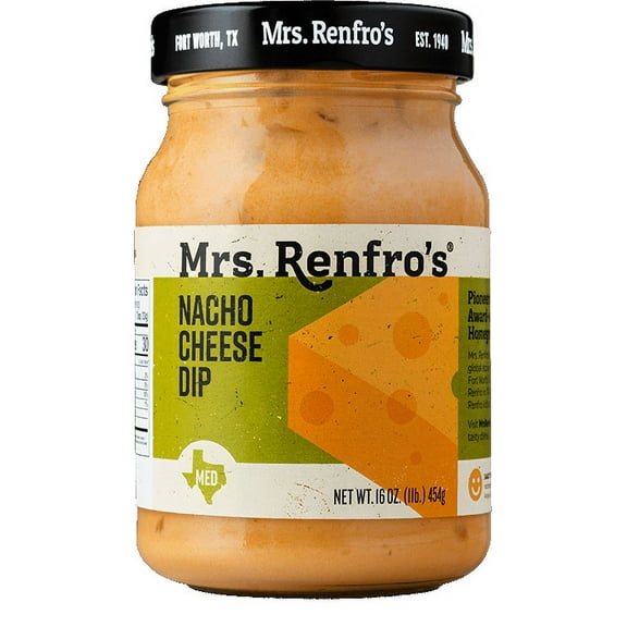Pack of 6, Mrs Renfro Nacho Cheese Dip, 16 oz