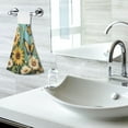 thumbnail image 7 of 2 Bathroom Towels Kitchen Towels 18.2x14In Velcro Hand Wipes Dish Cloths & Dish Towels Washroom Towels Face Towel Hand Wipes Lovely Big Butterfly, 7 of 7