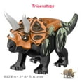 thumbnail image 6 of Cool Jurassic Dinosaurs World Velociraptor Triceratops Indominus T-Rex Model Assemble Building Blocks Toys For Children Boy Gift, 6 of 10