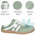 thumbnail image 4 of BERANMEY Women's Casual Slip-On Sneakers Comfortable Mules with Cushioned Sole for Daily Wear Stylish Retro Casual Shoes for Women, 4 of 10