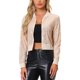 thumbnail image 1 of CHAQUETA BOMBER CORTA CON CREMALLERA Y BRILLO DE LENTEJUELAS PARA MUJERES INSPIRE CHIC TALLA XS ALBARICOQUES, 1 of 7