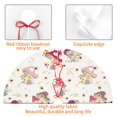 thumbnail image 4 of Sikiie Floral Mushroom 30-48 inches {designName} Print Christmas Tree Skirt Snowman Xmas Tree Skirt with Edge Christmas Decorations for Holiday Party48", 4 of 7
