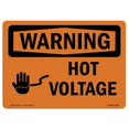 thumbnail image 1 of SignMission OS-WS-A-1824-L-12639 18 x 24 in. OSHA Warning Sign - High Voltage, 1 of 1