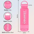 thumbnail image 4 of Botella de agua The Coldest Insulated de acero inoxidable de 620 ml, 4 of 9