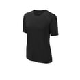 thumbnail image 4 of Sport-Tek LST470LS Ladies Long Sleeve Rashguard Tee, Black, XXL, 4 of 5
