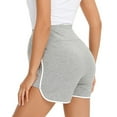 thumbnail image 6 of Delliss Maternity Shorts Double Layer 2 in 1 High Waist Athletic Shorts with Pockets S-2XL, 6 of 6