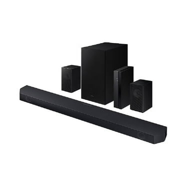 Restored Samsung Q-series 5.1 Channel Sound Bar with Wireless Subwoofer, Q-Symphony (Refurbished)