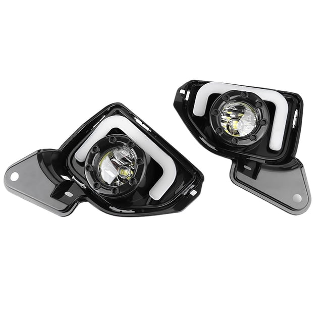 Luces de circulación diurna LED DRL de 12 V, faros antiniebla, 6000 K - 6500 K, aptas para Hiace 2014-2018