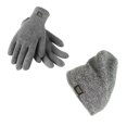 thumbnail image 1 of Conjunto de Gorro y Guantes de Invierno de Punto Térmico para Hombre con Forro Polar Polar, Conjunto de Guantes y Gorro de Invierno (Gris), 1 of 1