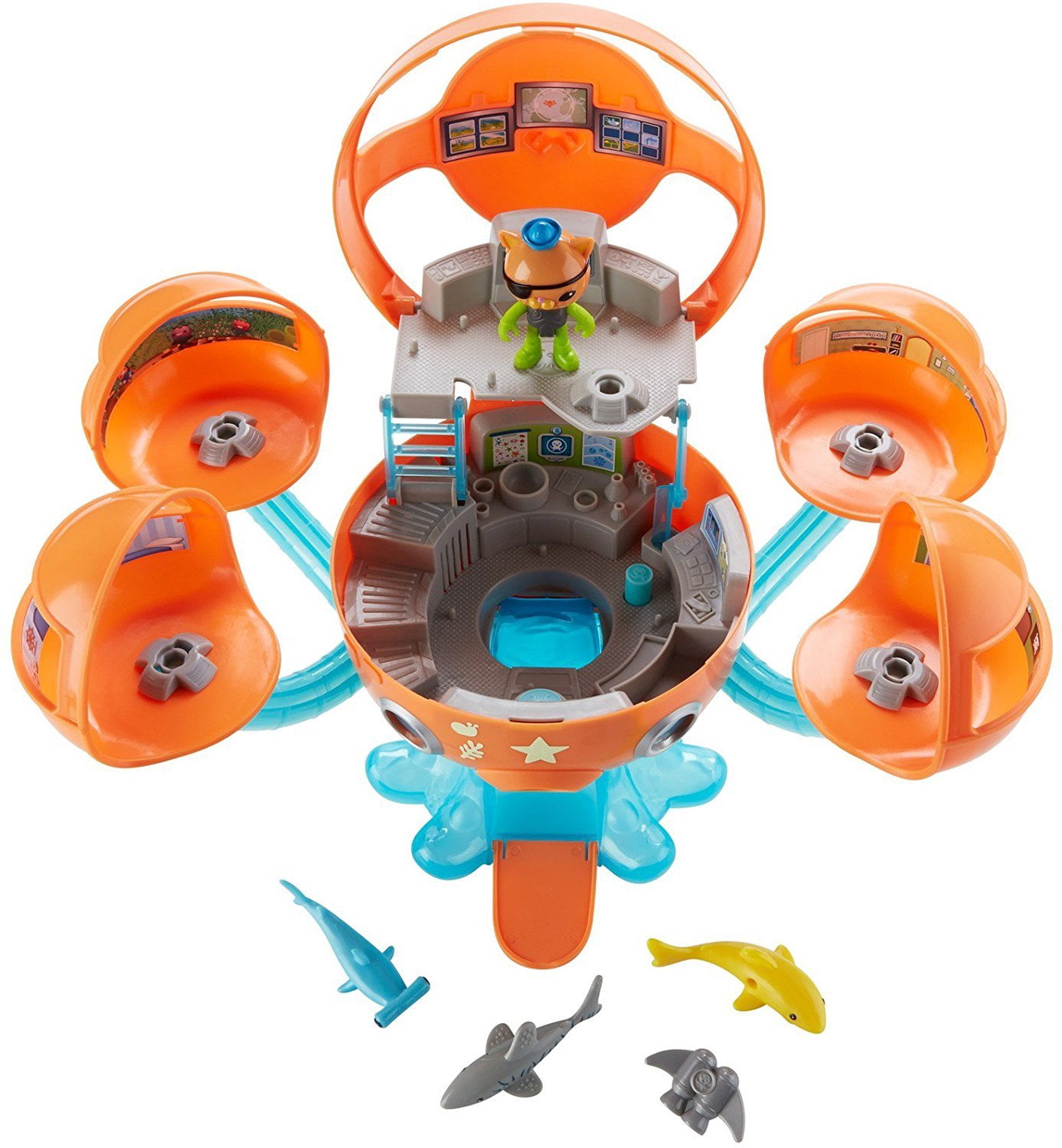 Fisher-Price Cocoanuts Octopod Shark Adventure Playset - Walmart.com