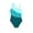 a-Dark Green6317, variant on VNKIDY Girls One Piece Swimsuit Kids Gradient Adjustable Strap Onesie Bathing Suit With Asymmetric Neckline For Beach Summer Wear Leisure Swimwear Blue 17-18 Years
