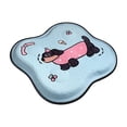 thumbnail image 3 of FEOLGEHLY 17.7x17.7in Cute Cartoon Ice-Silk Honeycomb Gel Seat Cushion, Breathable Cooling Non Slip Pressure Relief Chair Pad for Car Truck Office Home Computer Chair, 3 of 6