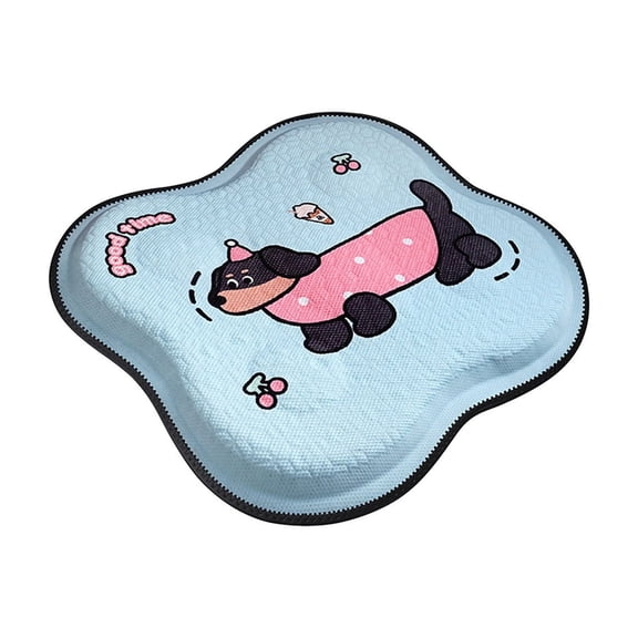 VAIFTILNO Car Seat Cooling Pad, 17.7x17.7in Summer Breathable Ice Silk Office Chair Pad, Non-Slip Honeycomb Gel Seat Cover for Driver, Truck Driver, Home Office, Computer Chair