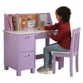 thumbnail image 7 of KidKraft Wooden Children's Study Desk with Chair, Lavender, for Ages 5+, 7 of 7