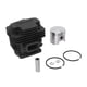 thumbnail image 4 of Kit de montaje de pistón de cilindro de aleación de aluminio de 42 mm para motosierra eléctrica. Pieza de repuesto para pistón de cilindro 4605., 4 of 14