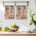 thumbnail image 3 of Sweet Home Kitchen Towels Set of 1, Western Stars Bird Houses Brown Wooden Grain Absorbent Dish Towels for Kitchen, Microfiber Hand Towel, Quick Drying Tea Towel for Cleaning Decorative Dishcloths, 3 of 7