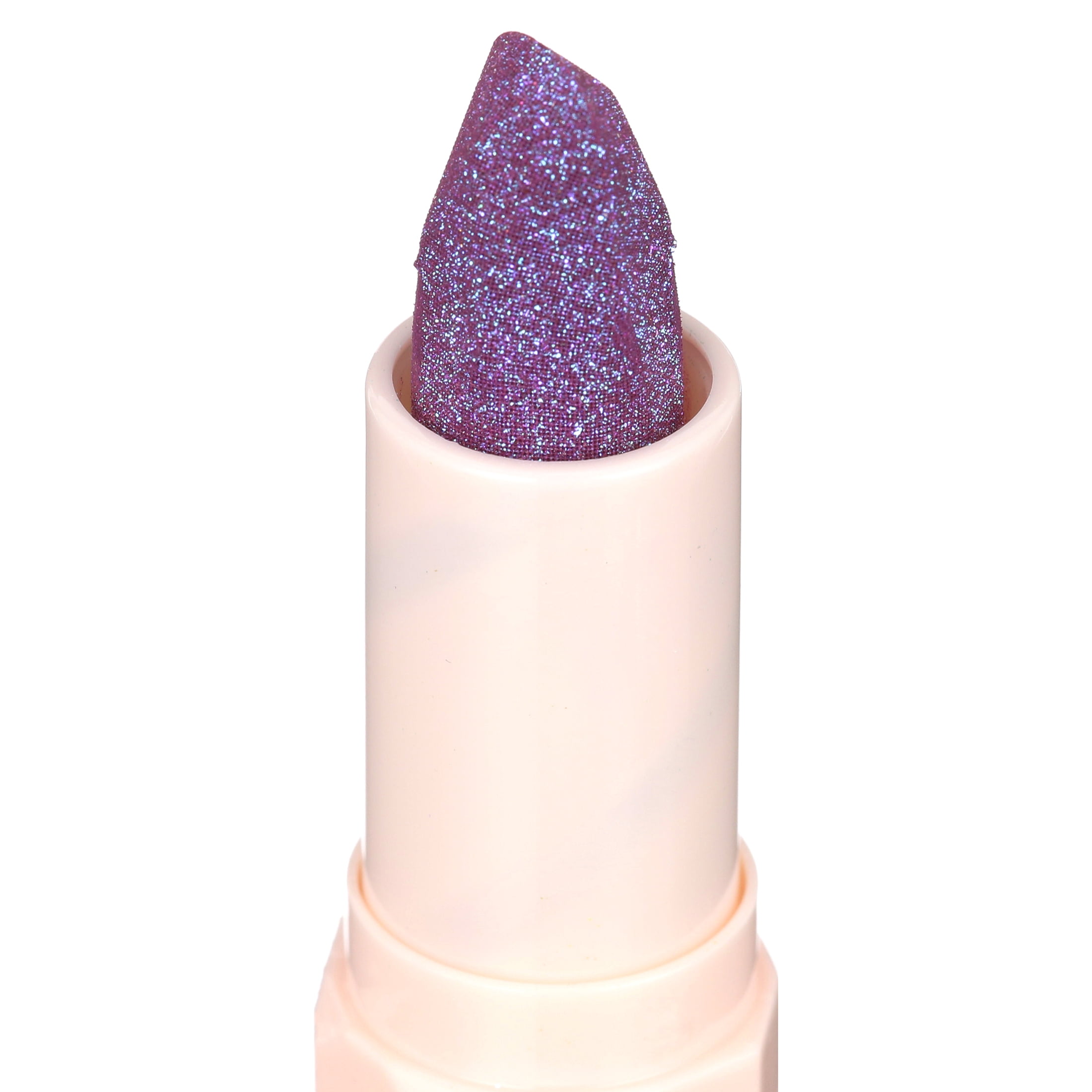 (2 pack) Hard Candy Glitteratzi Lip Duo, 2-in-1 Glitter Lipstick & High-Shine Gloss Duo, Brilliant Berry, Sparkling Purple