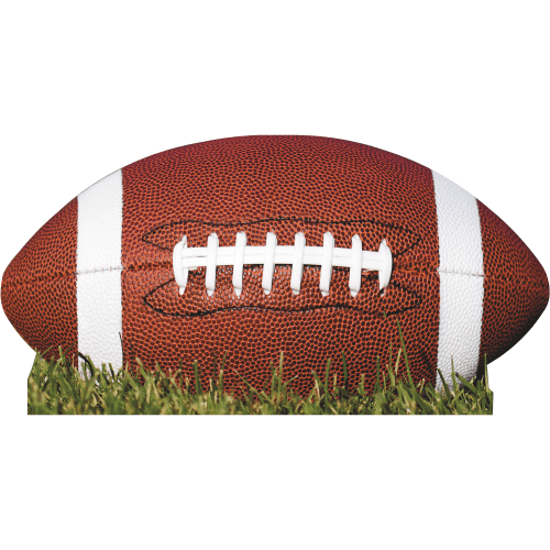 SP13409 Football on Grass Cardboard Cutout Standee Standup