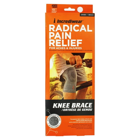 Incrediwear - Radical Pain Relief Knee Brace Unisex - 2X 18-22 (Best Knee Brace For Inner Knee Pain)