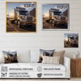 thumbnail image 4 of Designart "Iconic Route 66 Delivery Journey" Truck Wall Art Prints, 4 of 7