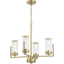 60124-SB Craftmade Lighting Whittley - 4 Light Chandelier-22 Inch Tall and 23.75 Inch Wide