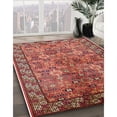 thumbnail image 2 of Ahgly Company Indoor Rectangle Mid-Century Modern Sunrise Orange Oriental Area Rugs, 2' x 3', 2 of 6