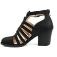 thumbnail image 6 of Brinley Co. Comfort Distressed Caged Bootie (Women's), 6 of 8